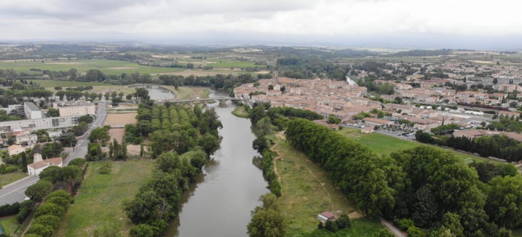 Vue aval ©SMMAR EPTB Aude